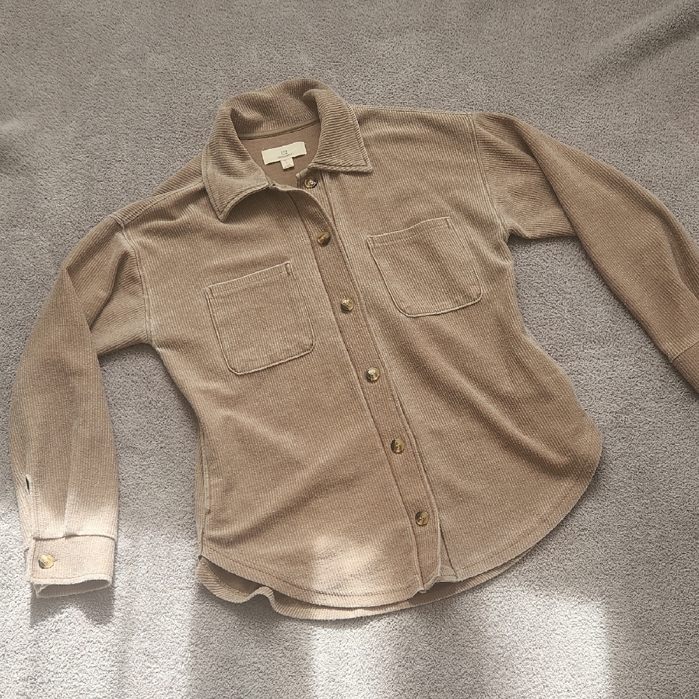 Thread & Supply Beige Knit Top